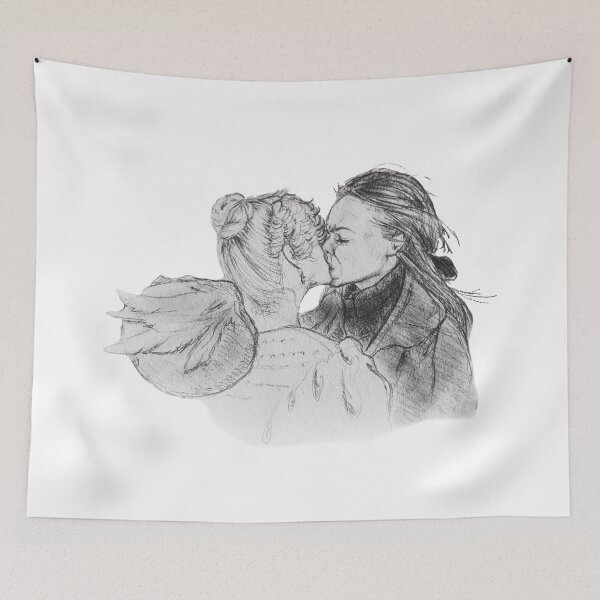 Item preview, Anne Lister & Ann Walker - Gentleman Jack pencil sketch designed and sold by CriSan.
