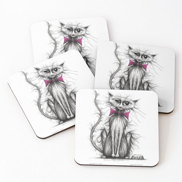 Item preview, Fuzzy cat designed and sold by Keith Mills.