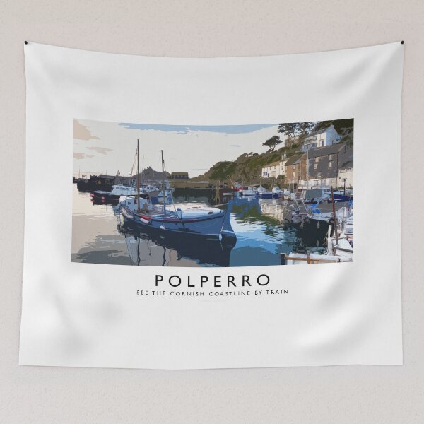 Item preview, Polperro (Railway Poster) designed and sold by andrewroland.