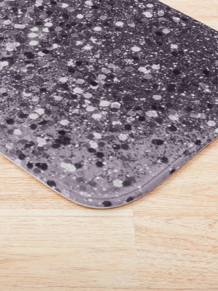 Alternate view of Sparkling Lavender Lady Glitter #2 #shiny #decor #art Bath Mat