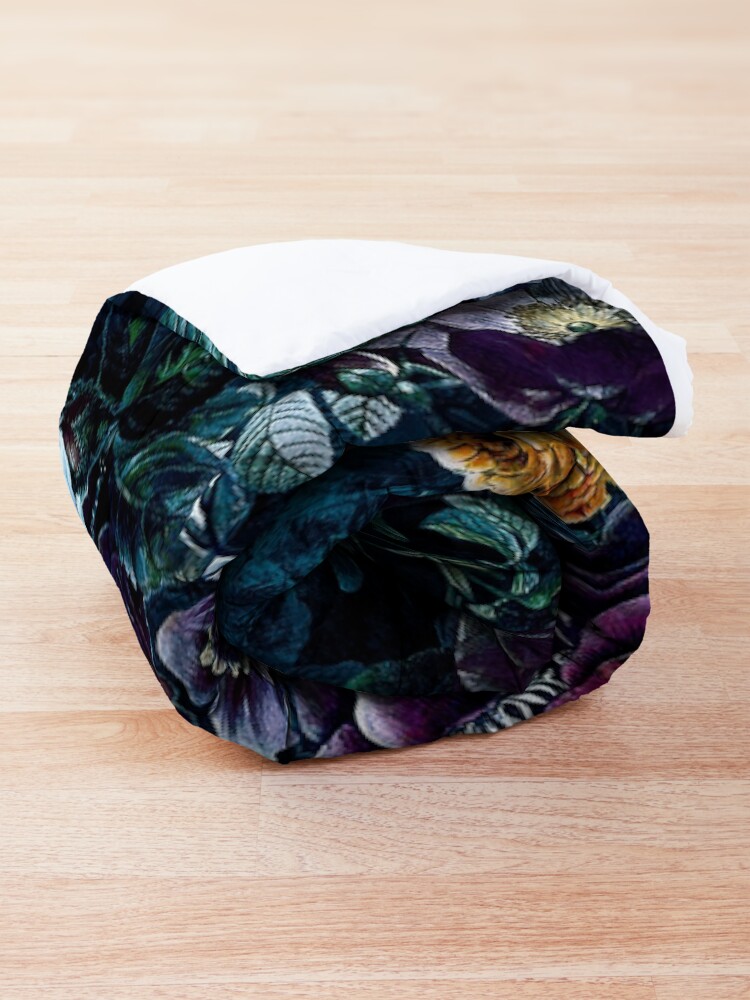 Alternate view of Night Flowers Comforter