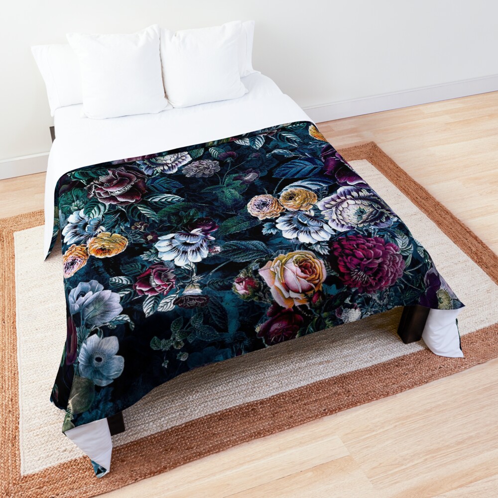 Night Flowers Comforter