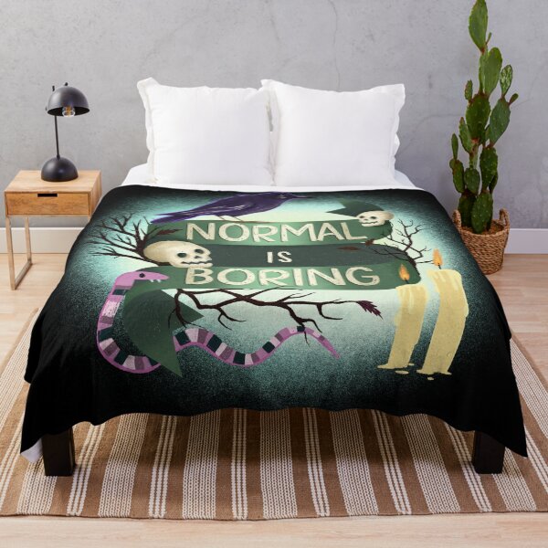 Item preview, Normal Is Boring Spooky Banner designed and sold by BunnyThePainter.