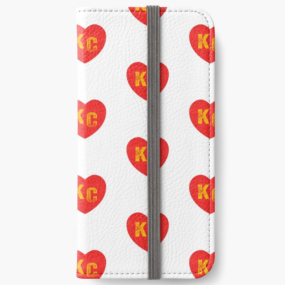 KC Heart Kansas City Hearts I love Kc heart monogram KC Face mask Kansas City facemask iPhone Wallet