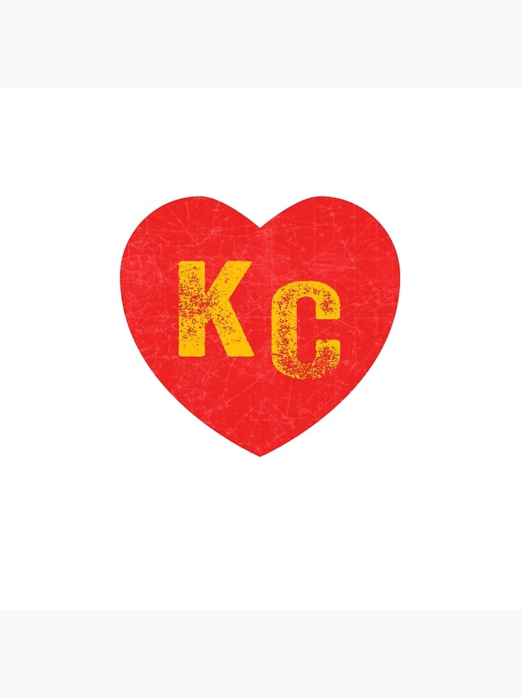 KC Heart Kansas City Hearts I love Kc heart monogram KC Face mask Kansas City facemask by kcfanshop