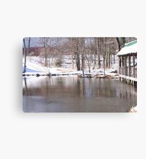 White Water Canvas Print