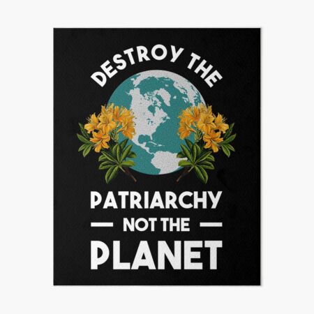 Item preview, Destroy The Patriarchy Not The Planet designed and sold by Sinjy.