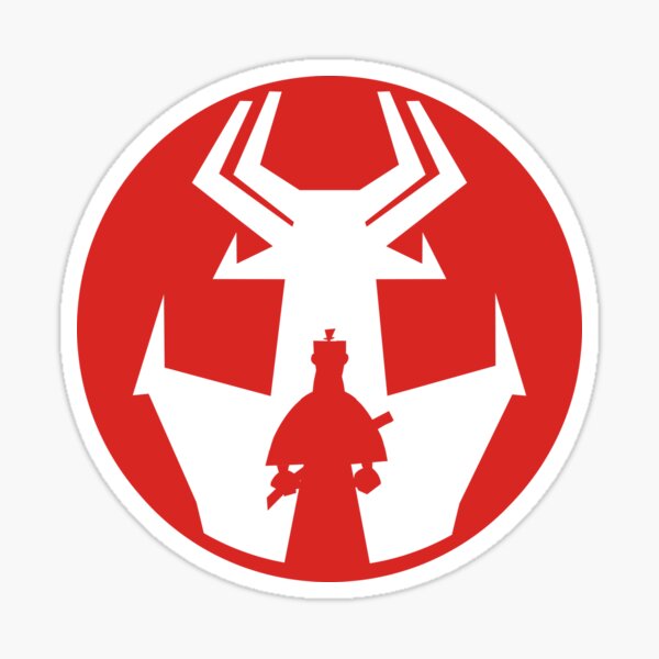 Samurai Jack - Japanese Flag Sticker