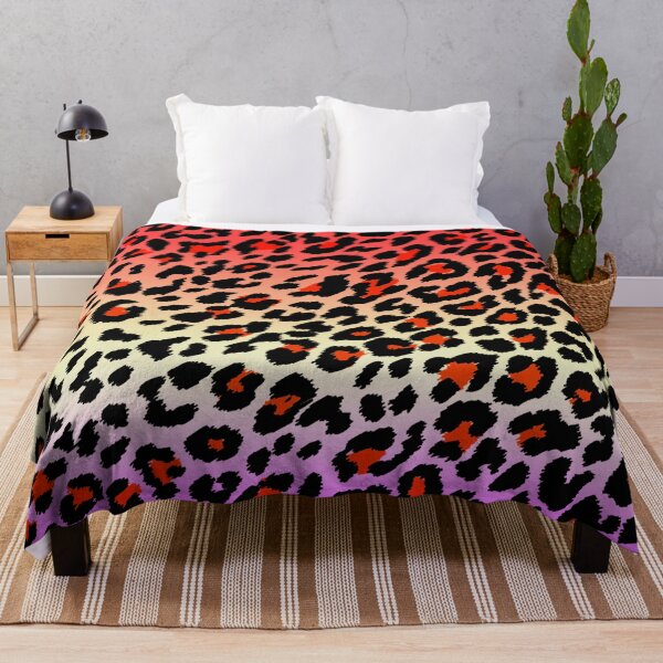 Item preview, Red Creme and Purple Cheetah Print designed and sold by HomeLivingCo.