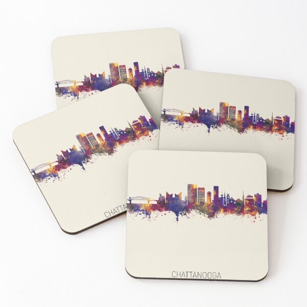 Item preview, Chattanooga Tennessee Skyline designed and sold by ArtPrints.
