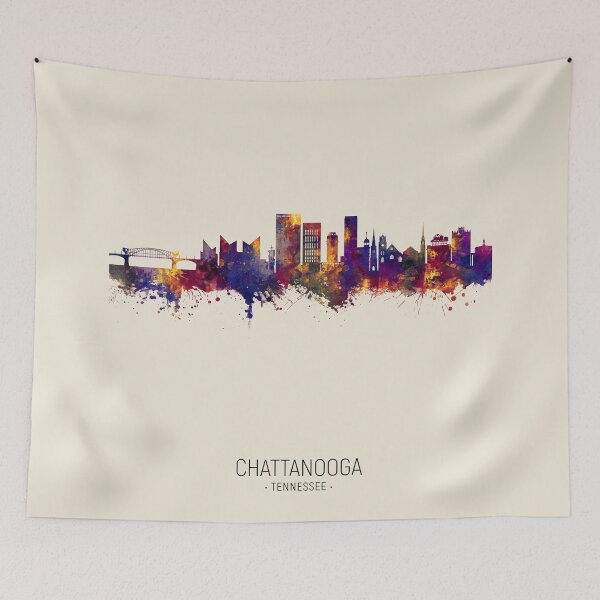 Item preview, Chattanooga Tennessee Skyline designed and sold by ArtPrints.