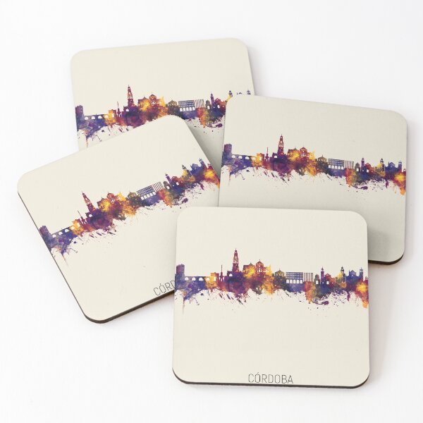 Item preview, Córdoba Spain Skyline designed and sold by ArtPrints.