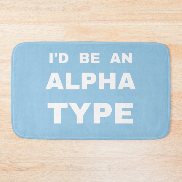 Item preview, The Man / Alpha Type designed and sold by swiftstyle.