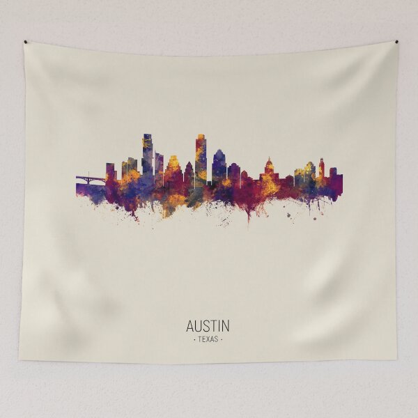 Item preview, Austin Texas Skyline designed and sold by ArtPrints.