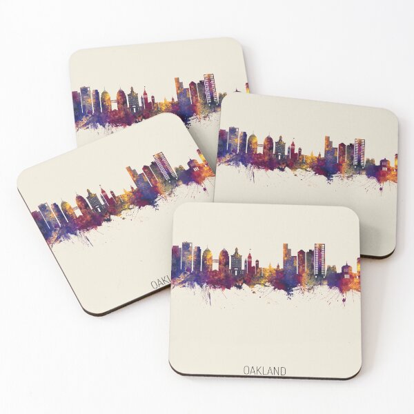 Item preview, Oakland California Skyline designed and sold by ArtPrints.