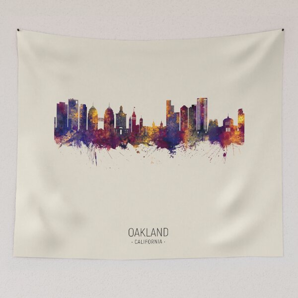 Artikelvorschau, Oakland California Skyline entworfen und verkauft von ArtPrints.