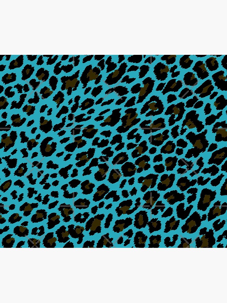 Blue/Gold/Red Cheetah Print Wallpaper by HomeLivingCo