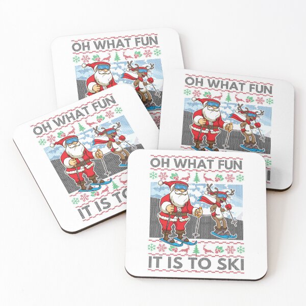 Item preview, Christmas Ugly Sweater For Skiing Lovers designed and sold by KsuAnn.