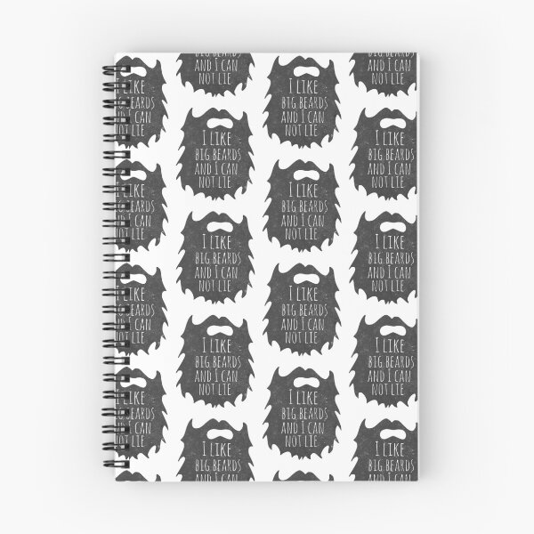 Item preview, I like big beards and I cannot lie, funny beard quote, Beard print designed and sold by FreckledBliss.