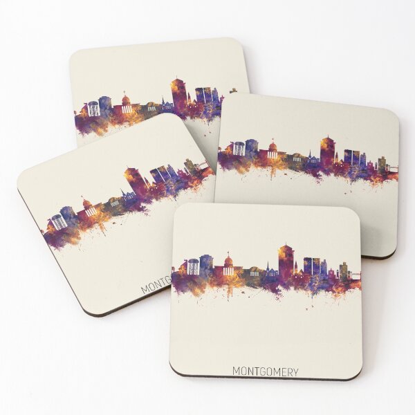 Artikelvorschau, Montgomery Alabama Skyline entworfen und verkauft von ArtPrints.