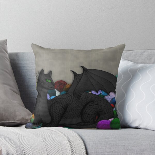Item preview, Cat Dragon with Yarn Hoard designed and sold by shaneisadragon.
