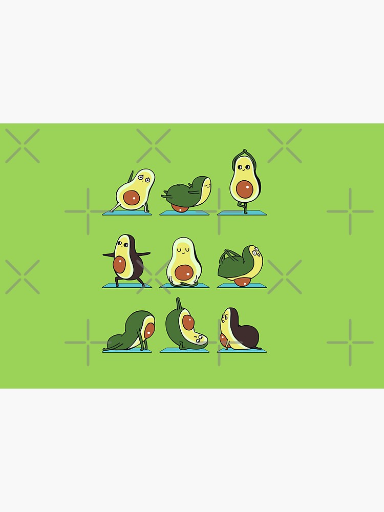 Avocado Yoga by Huebucket