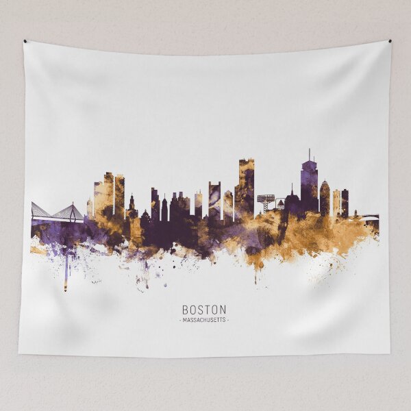 Item preview, Boston Massachusetts Skyline designed and sold by ArtPrints.