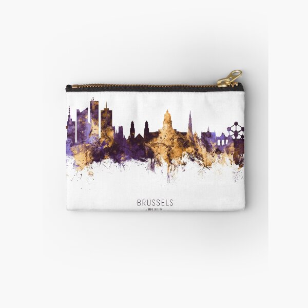 Item preview, Brussels Belgium Skyline designed and sold by ArtPrints.
