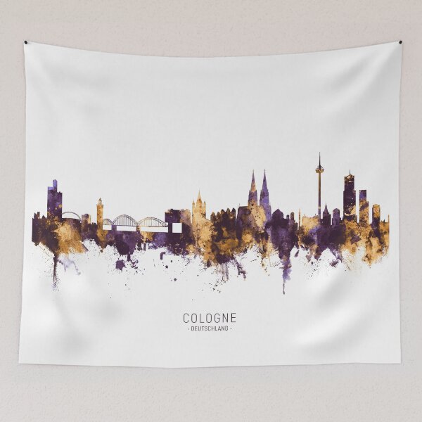 Item preview, Cologne Germany Skyline designed and sold by ArtPrints.