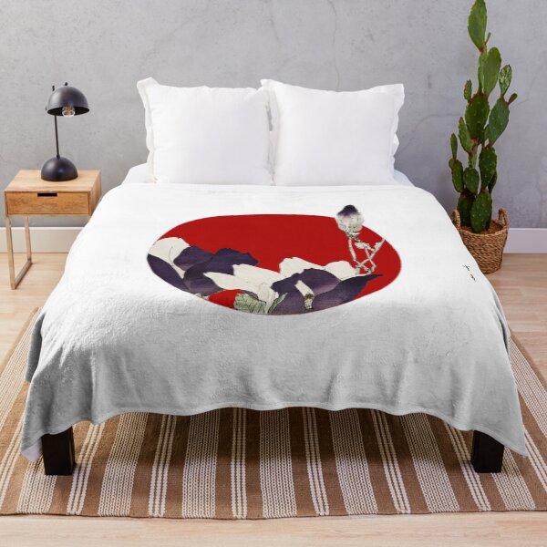Item preview, Japanese Flag - Purple Magnolia designed and sold by weavernap.
