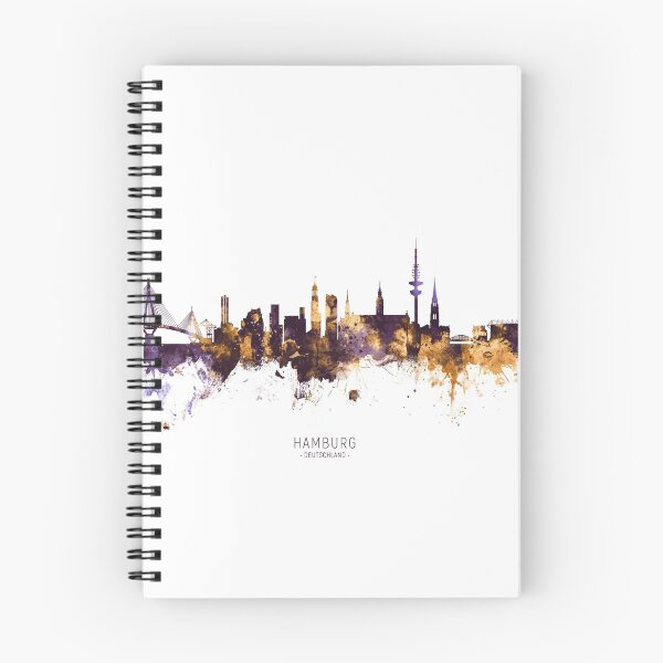 Item preview, Hamburg Germany Skyline designed and sold by ArtPrints.