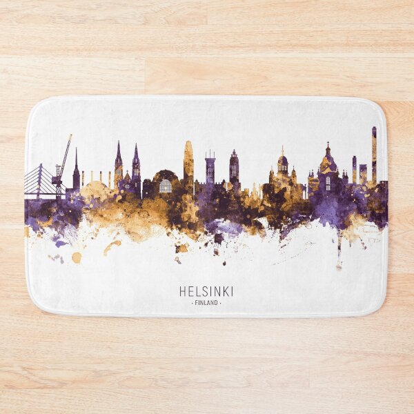 Item preview, Helsinki Finland Skyline designed and sold by ArtPrints.