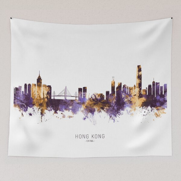 Artikelvorschau, Hong Kong Skyline entworfen und verkauft von ArtPrints.