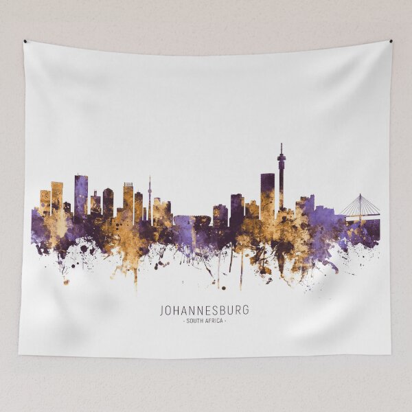 Item preview, Johannesburg South Africa Skyline designed and sold by ArtPrints.