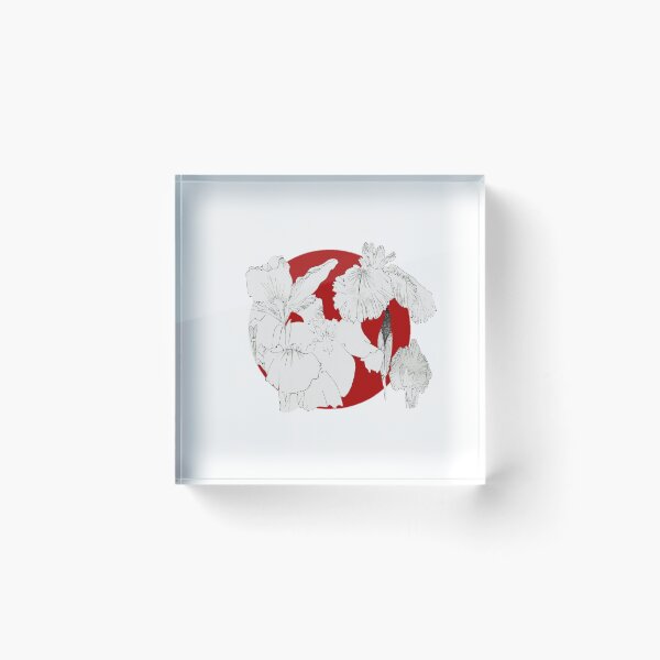 Item preview, Japanese Flag - Iris designed and sold by weavernap.