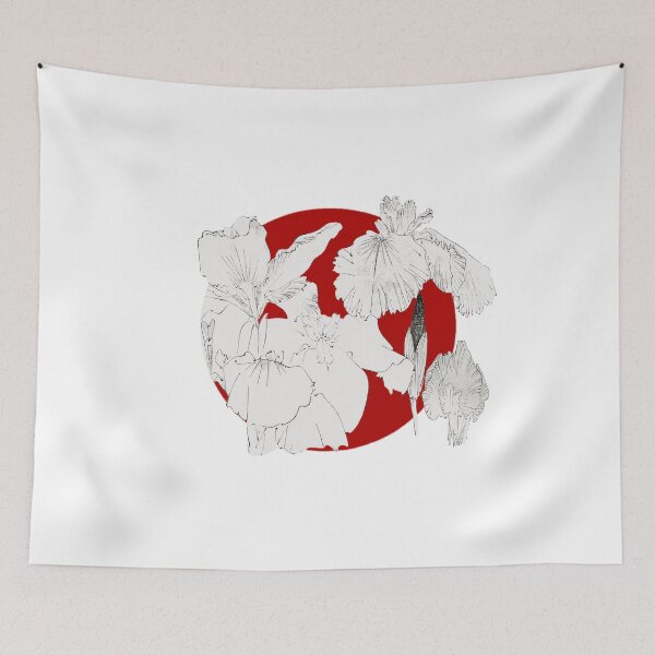 Item preview, Japanese Flag - Iris designed and sold by weavernap.
