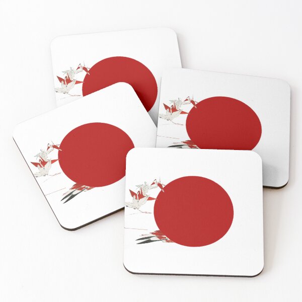 Item preview, Japanese Flag - Origami Cranes designed and sold by weavernap.