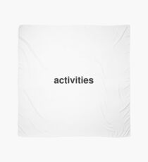 activities Scarf