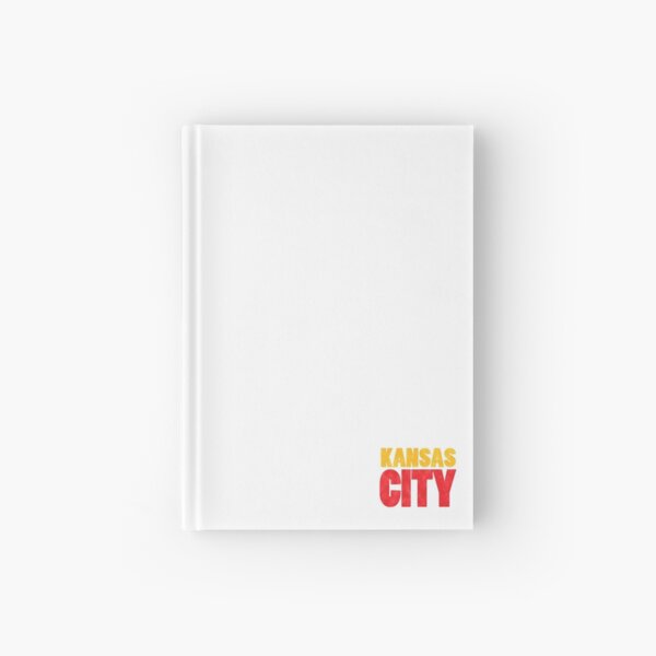 Kansas City Logo Kc Red & Yellow KC Cool Locals Gear KC Face mask Kansas City facemask Hardcover Journal