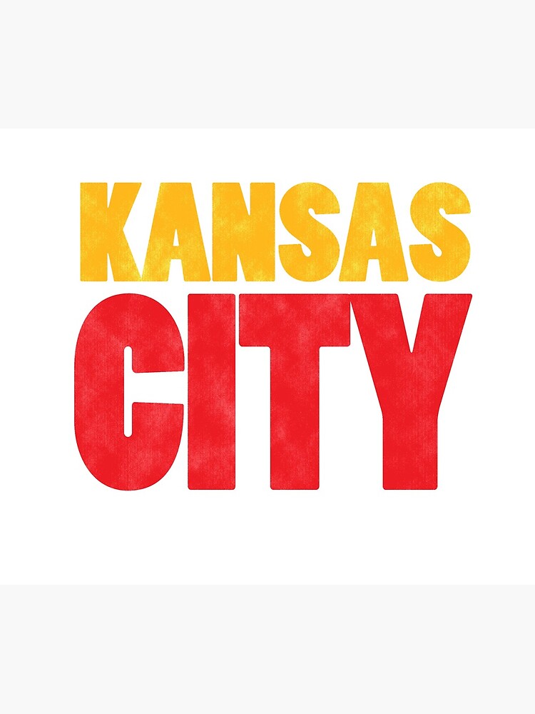 Kansas City Logo Kc Red & Yellow KC Cool Locals Gear KC Face mask Kansas City facemask by kcfanshop