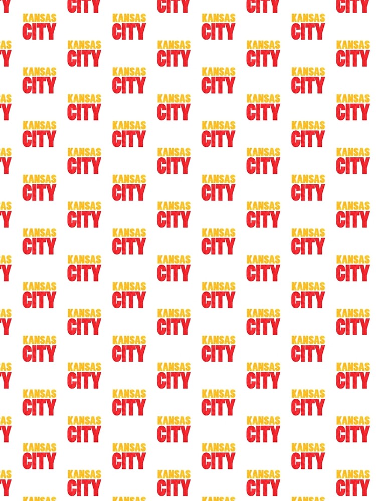 Kansas City Logo Kc Red & Yellow KC Cool Locals Gear KC Face mask Kansas City facemask by kcfanshop