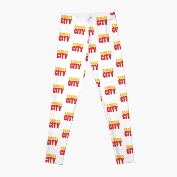 Kansas City Logo Kc Red & Yellow KC Cool Locals Gear KC Face mask Kansas City facemask Leggings