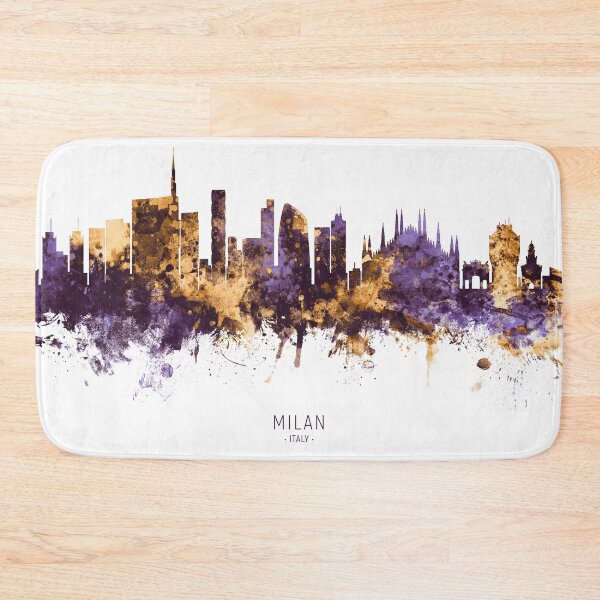 Item preview, Milan Italy Skyline designed and sold by ArtPrints.