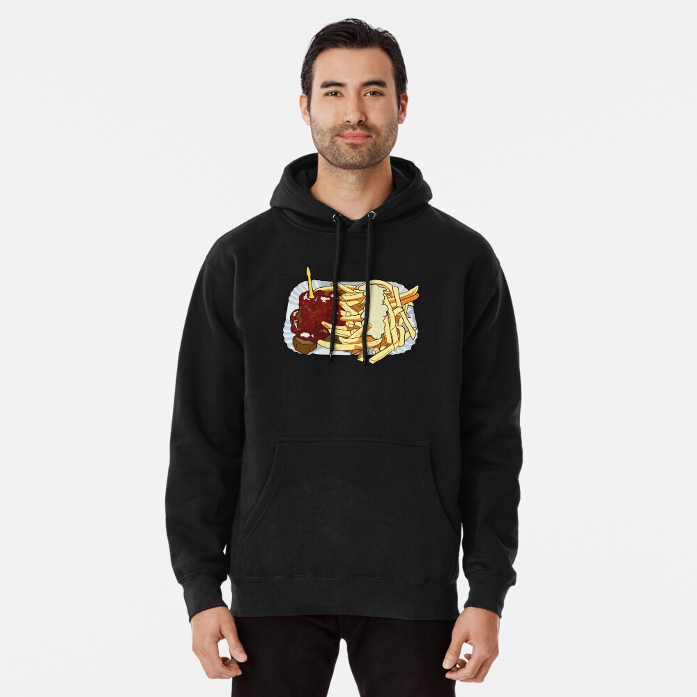 Currywurst Mit Pommes Pullover Hoodie By Smith Co Redbubble