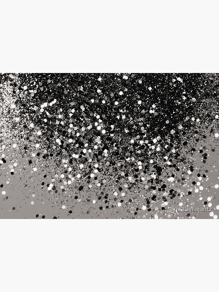 Silver Gray Glitter #1 #shiny #decor #art by anitabellajantz
