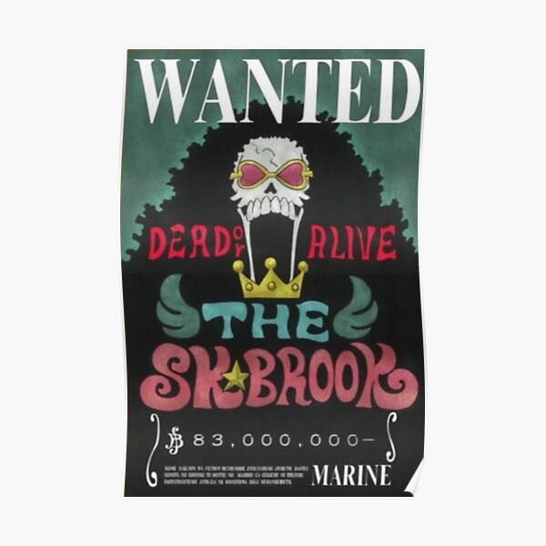 Brook second wanted poster Poster