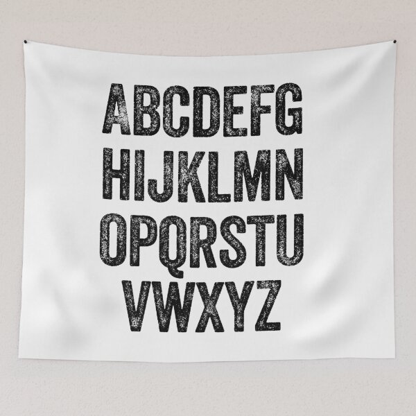 Item preview, Classic Alphabet A Through Z Black designed and sold by Minnie777.