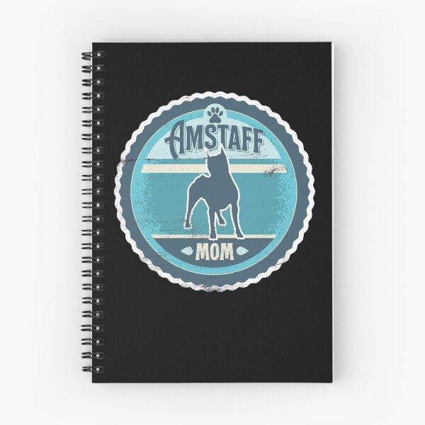 Item preview, Amstaff Mom - Distressed American Staffordshire Terrier Silhouette Design designed and sold by DoggyStyles.