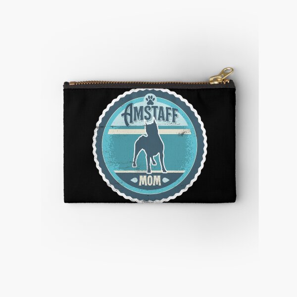 Item preview, Amstaff Mom - Distressed American Staffordshire Terrier Silhouette Design designed and sold by DoggyStyles.