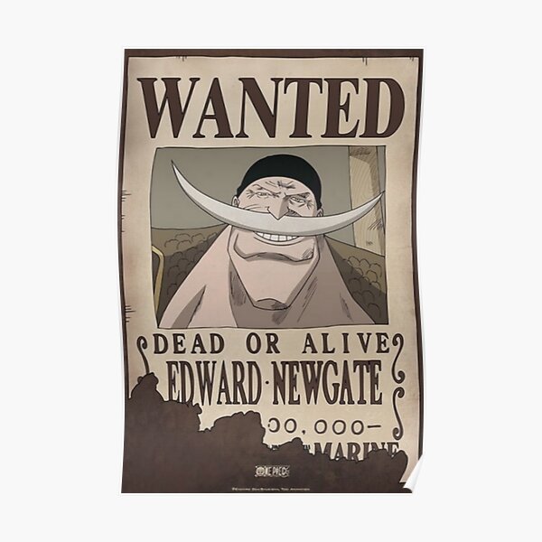 White beard wanted poster Poster